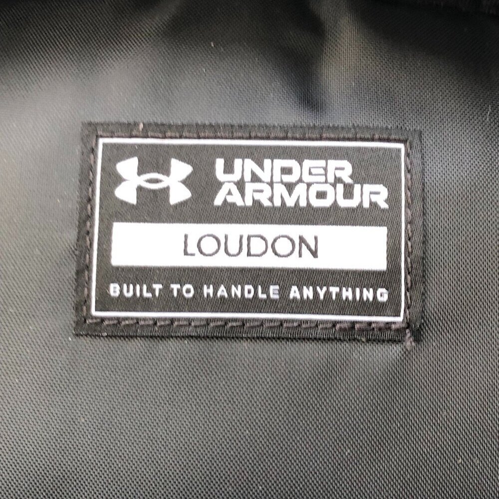 UNDER ARMOUR UNISEX LOUDON RIPSTOP Waterproof Backpack, Greyish-Black Men Women - Picture 15 of 16